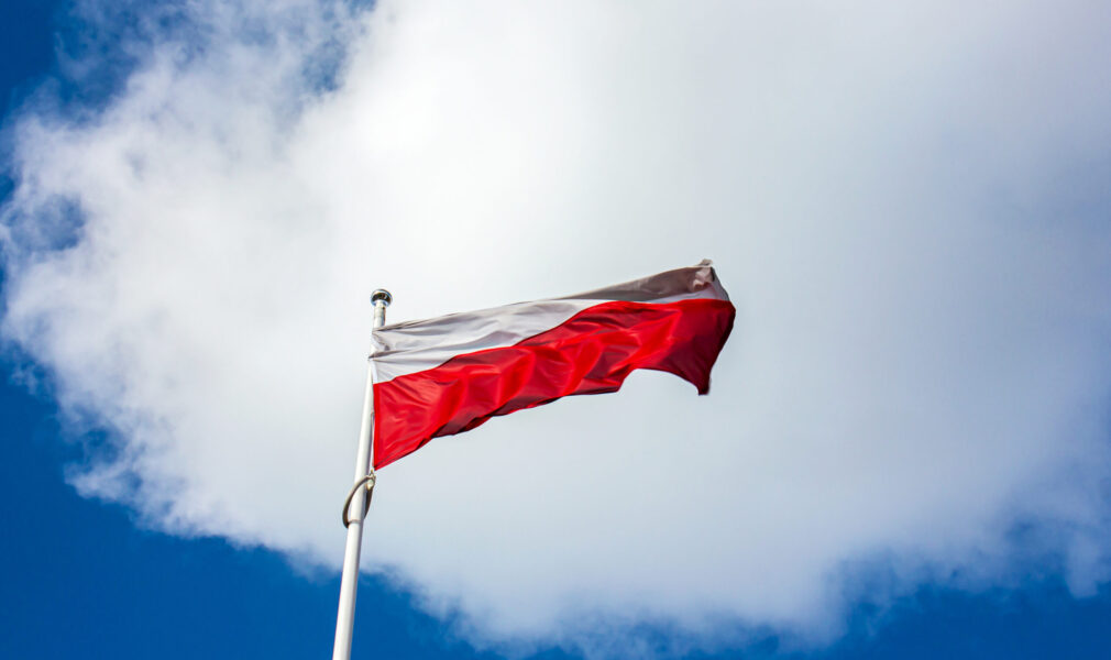 Drapeau polonais.