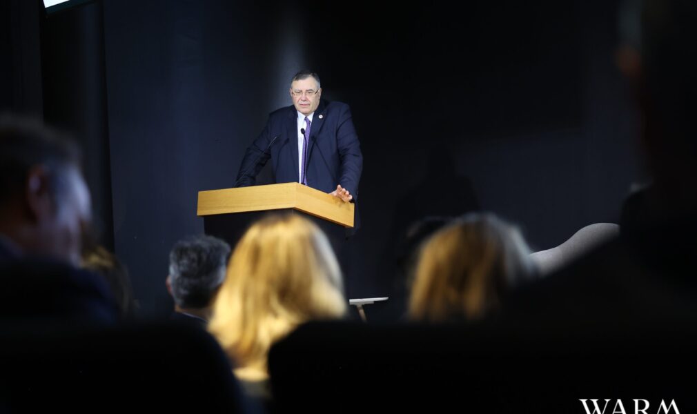 Patrick Pouyanné lors de l'ouverture de la conférence de WARM, le 5 novembre, à Paris.