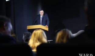 Patrick Pouyanné lors de l'ouverture de la conférence de WARM, le 5 novembre, à Paris.