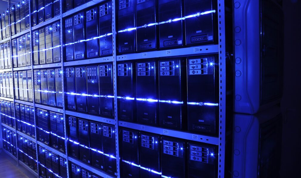 Une salle de serveurs