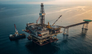 Installation pétrolière en mer