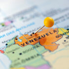 Carte montrant le Vénézuela