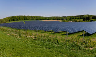 Champs de panneaux solaires en Allemagne